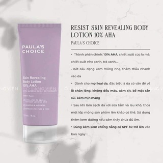 Kem dưỡng thể sáng da plc body 10% aha