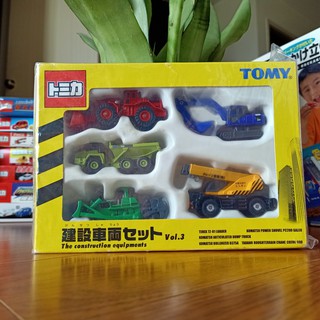 Mô hình set tomica 5 máy công trình cực hiếm (2004)