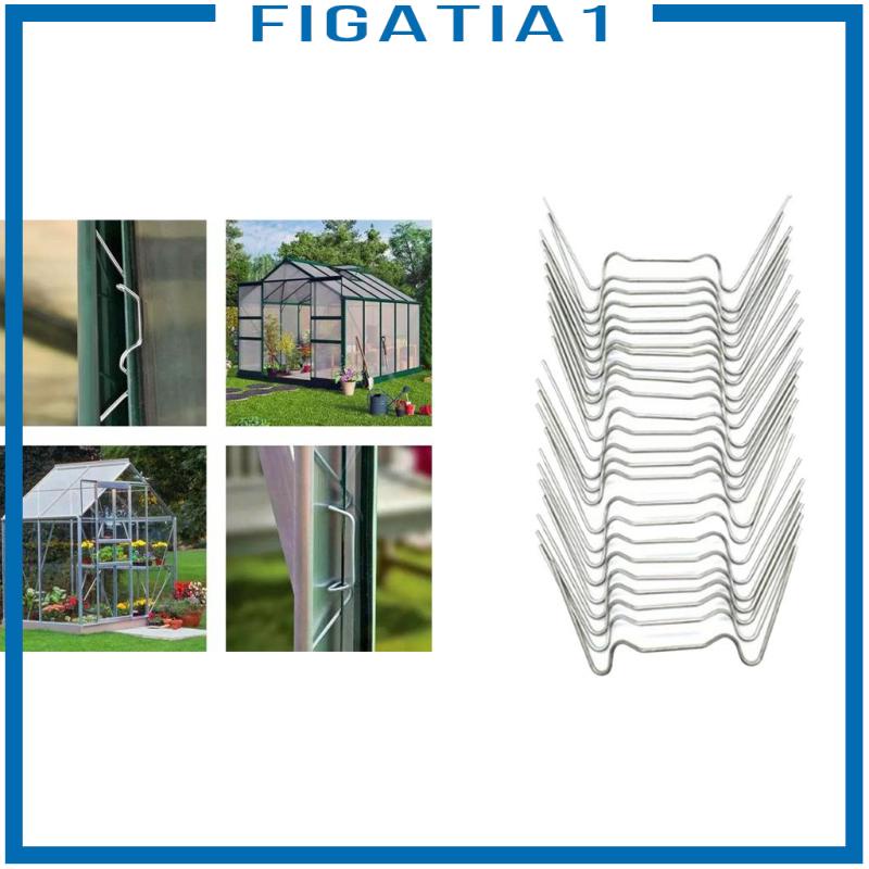 Set 1 / 25 Kẹp Kính Bằng Thép Không Gỉ Thay Thế Cho Nhà Kính