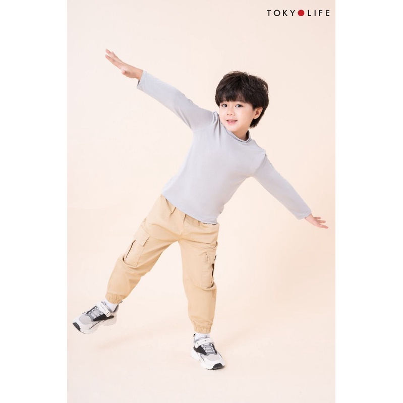 Áo giữ nhiệt TRẺ EM mặc thu đông WM Original cổ lọ, chất cotton mềm mịn TOKYOLIFE G3SMT103L VÀ L1/G3SMT103L