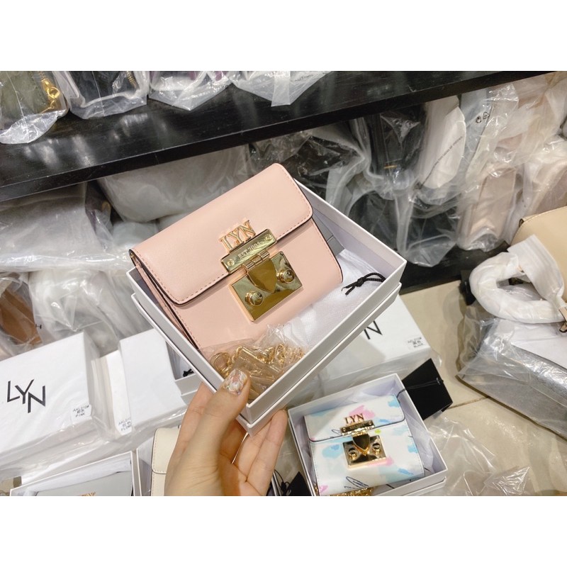 Ví lyn gấp mini kèm dây đeo