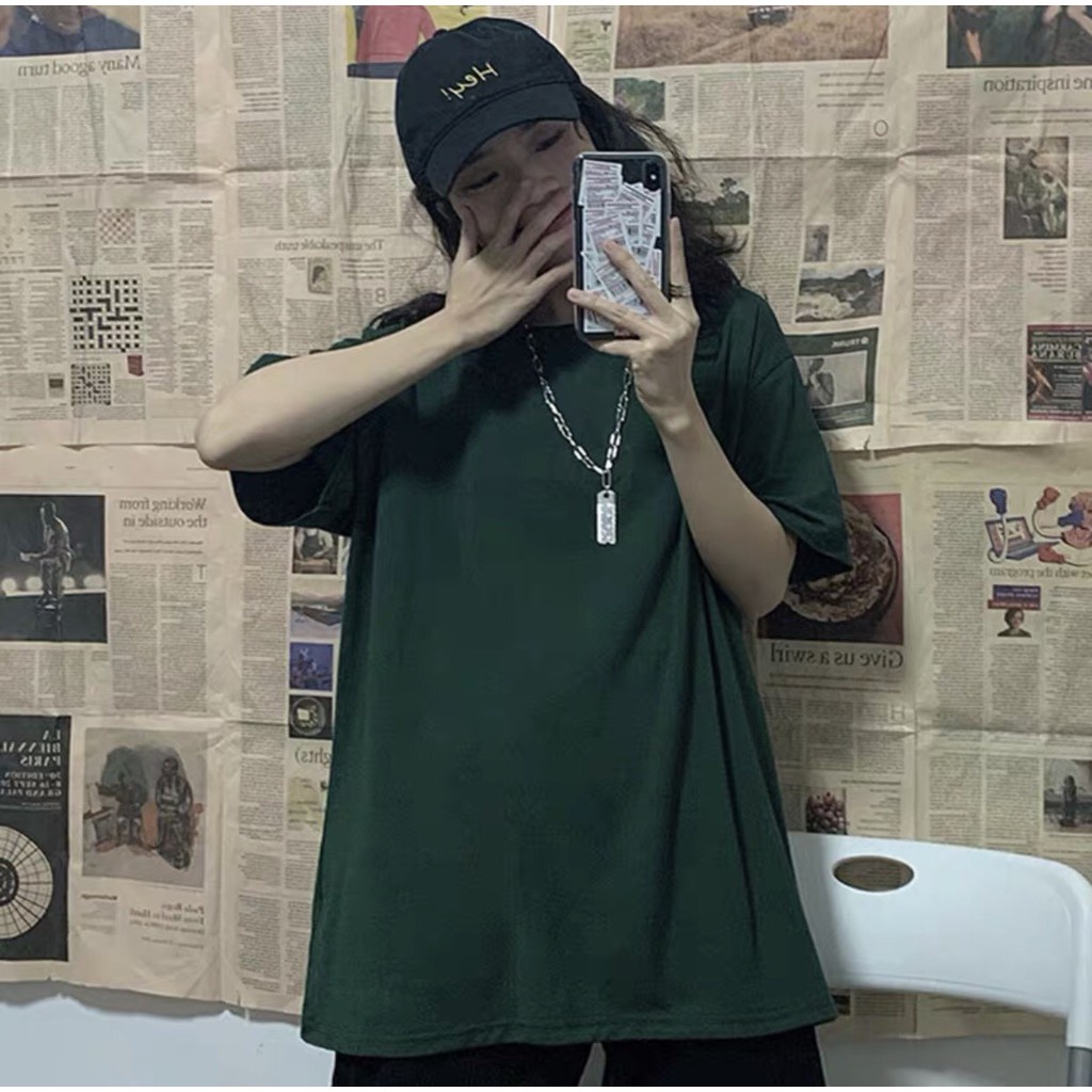 Áo thun Unisex N7 Basic Tee phông trơn nam nữ tay lỡ oversize form rộng 21 màu