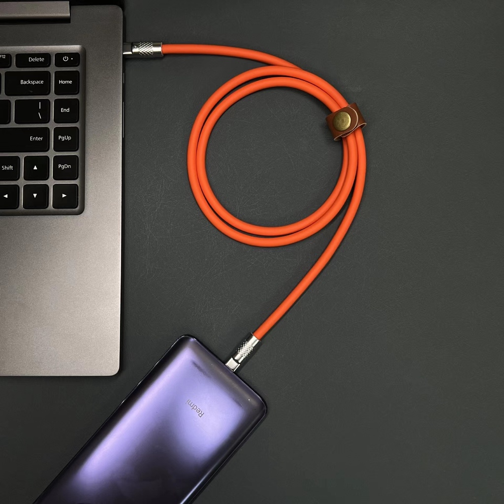 Cáp sạc DIY PD 100W, Usb typeC , C to L xịn xò, bọc thép 2 đầu, dài 1m5 cho mọi loại máy
