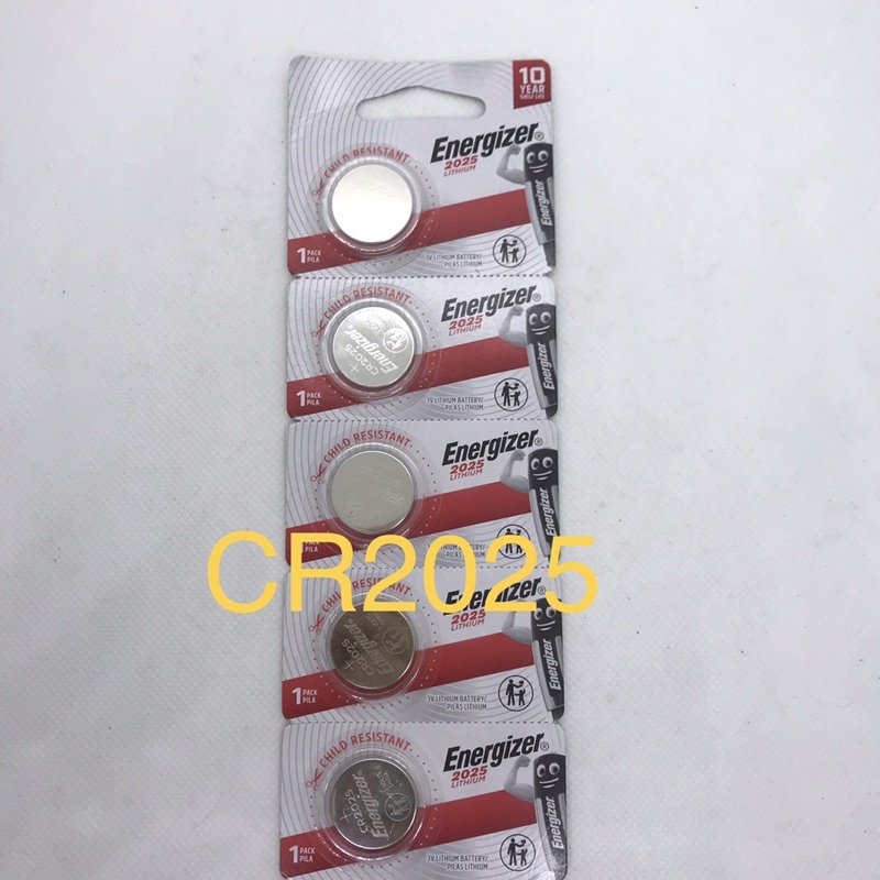 Pin Tròn CR2025 ENERGIZER 3V Lithium năng lượng cai dùng cho Remote xe máy, ô tô, Smarkey, máy lên dây đàn