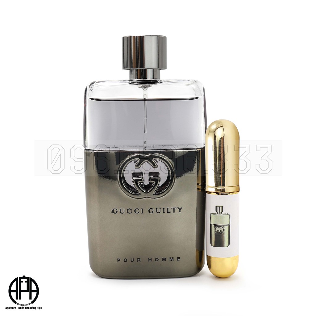 Nước Hoa Nam 𝗚𝘂𝗰𝗰𝗶 Guilty Pour Homme EDT Chai 10ml, Cuốn Hút Sang Trọng | BigBuy360 - bigbuy360.vn