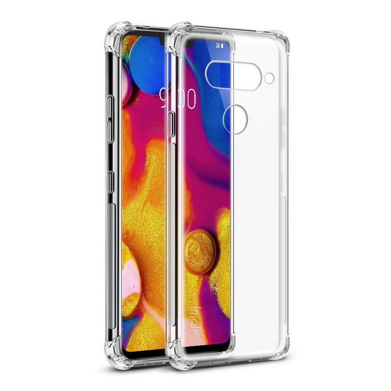 LG V40 ThinQ Case with Screen Protector IMAK Soft TPU silicone phone shell Back