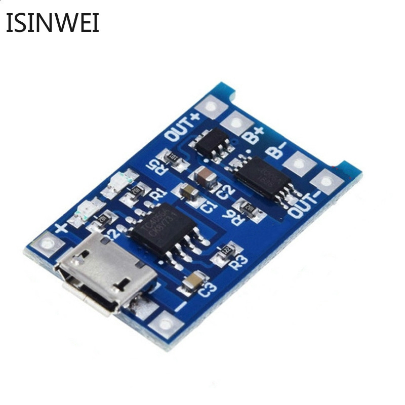Mô đun sạc pin lithium 1A 18650 TP4056 nhiều loại tùy chọn