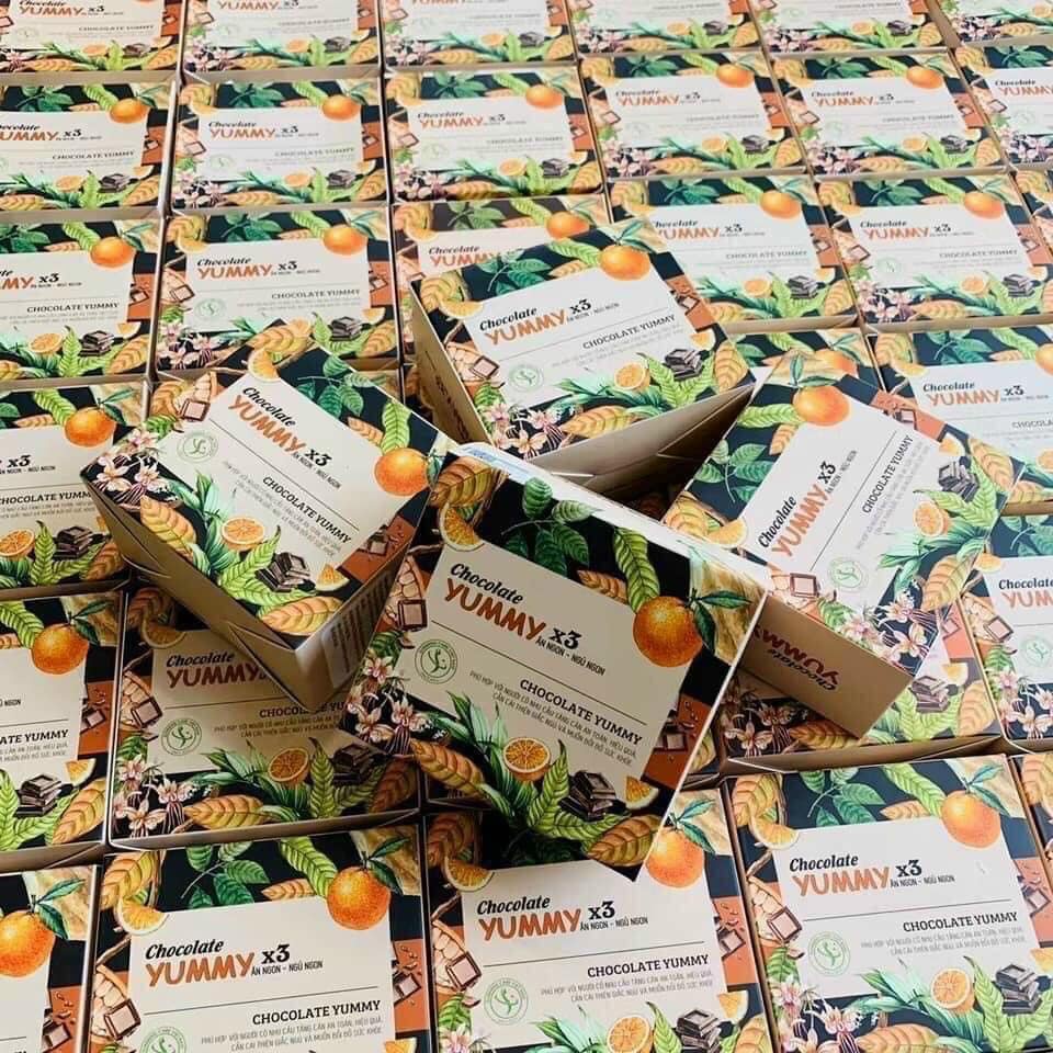 Kẹo Tăng Cân Chocolate Yummy X3 Kẹo Socola Kích Thích Ăn Ngon Hỗ Trợ Tăng Cân