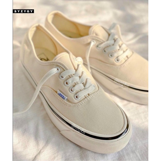 GIÀY VANS CLASIC VÀNG KEM 1:1 SC [ FREESHIP + BOX ]