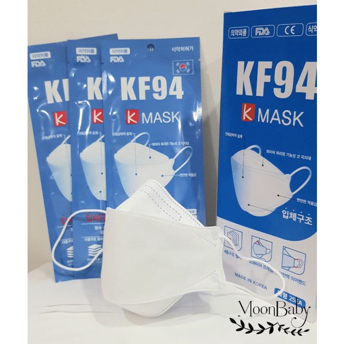 Khẩu trang KF94 Hàn Quốc Kmask-Hàng nhập khẩu chính hãng cao cấp