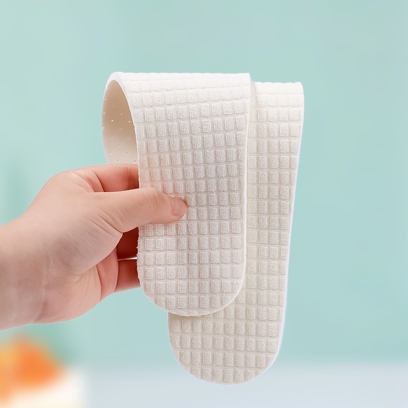 1 Cặp Đế Lót Giày Mềm Mại Thấm Hút Mồ Hôi Cao Co Giãn Thoáng Khí Thoải Mái