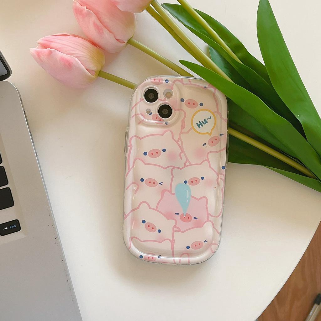 Ốp Điện Thoại Chống Sốc Họa Tiết Heo Pochacco Dễ Thương Cho iPhone 14Promax / 14Pro / 14 / 13Promax / 13Pro / 13 / 12 / 11