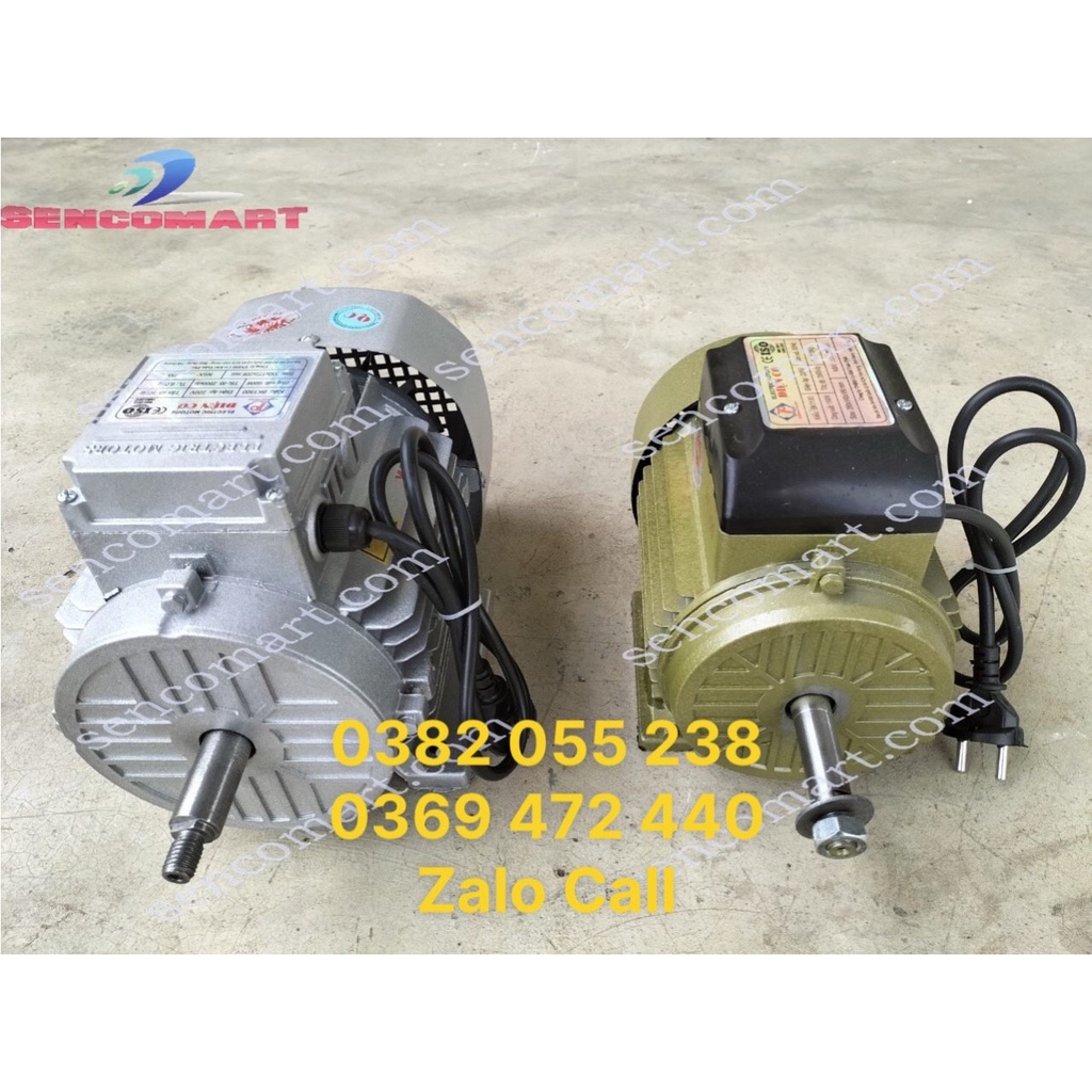 Động cơ mô tơ điện 1,5HP, moto đạt chuẩn công nghệ của Việt Nam 1 pha