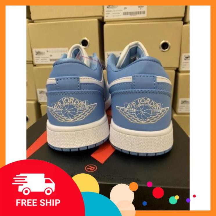 [FREESHIP-BẢO HÀNH 12 THÁNG] Giày Thể Thao AIR JORDAN 1 Low Cổ Thấp  Xanh Biển Cực Đẹp CỰC ĐẸP | BigBuy360 - bigbuy360.vn