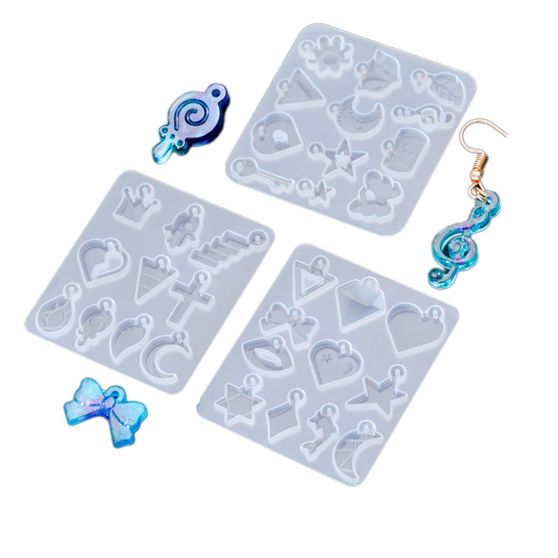 Khuôn Silicone Làm Mặt Dây Chuyền Thủ Công DIY