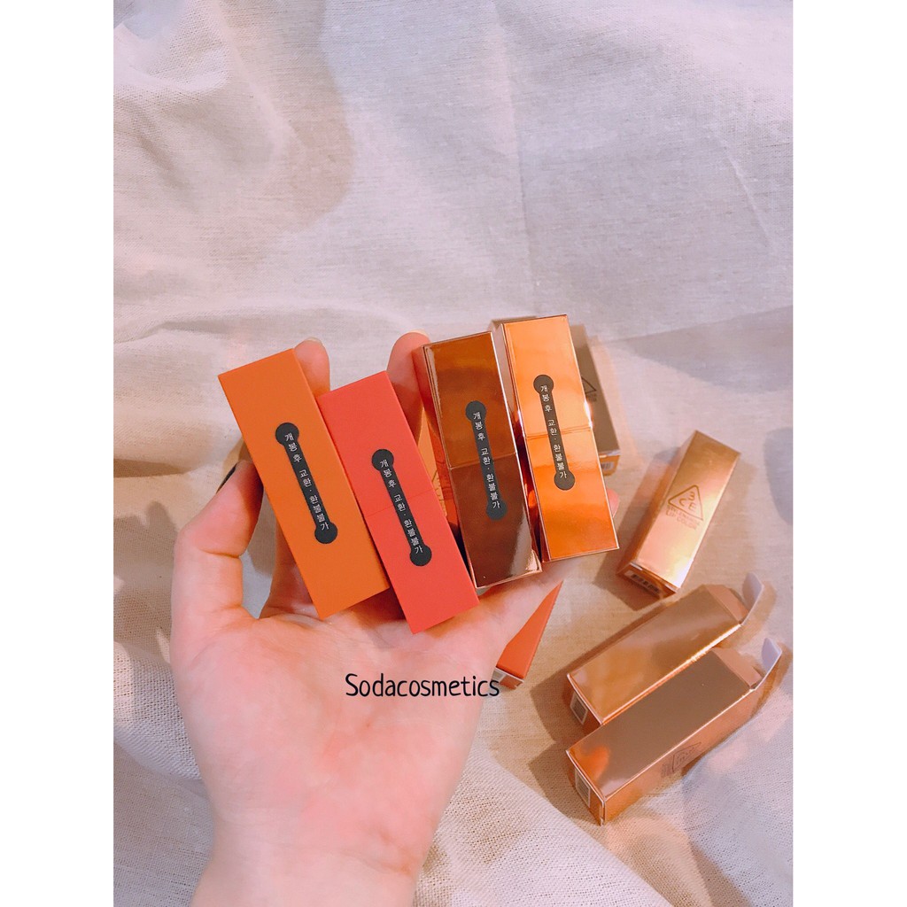 Son 3CE Matte Lip Color vỏ vàng #226 #227 #228 | BigBuy360 - bigbuy360.vn