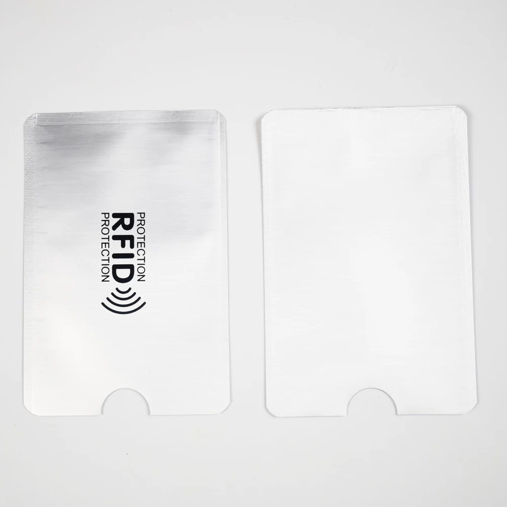 Bộ 2 bao đựng thẻ bảo vệ TZUZL bằng nhôm ngăn ngừa RFID chống quét đánh cắp thông tin trái phép thông minh