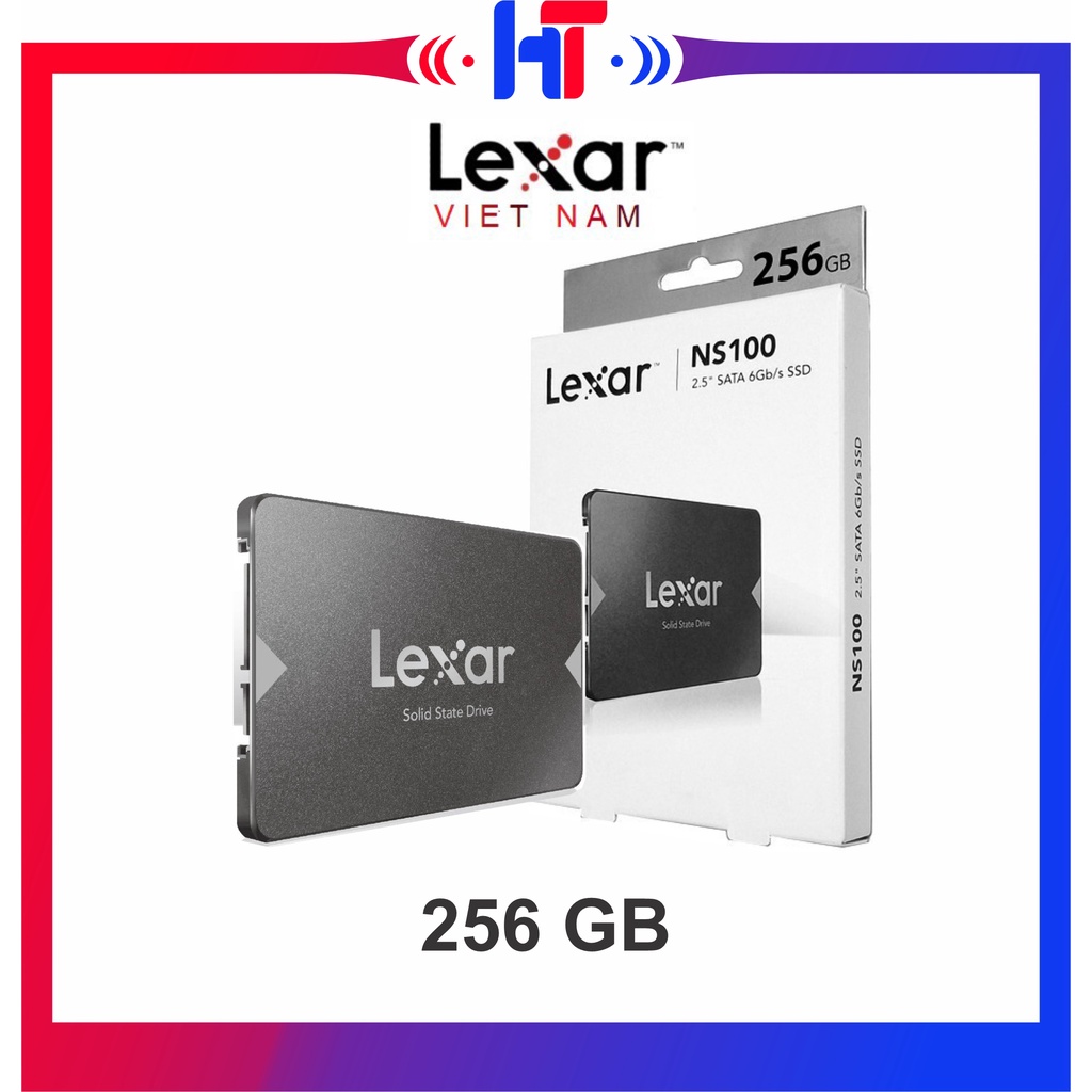 SSD 256GB Lexar NS100 Lite 2.5” SATA III (6Gb/s) - Kèm hệ điều hanh