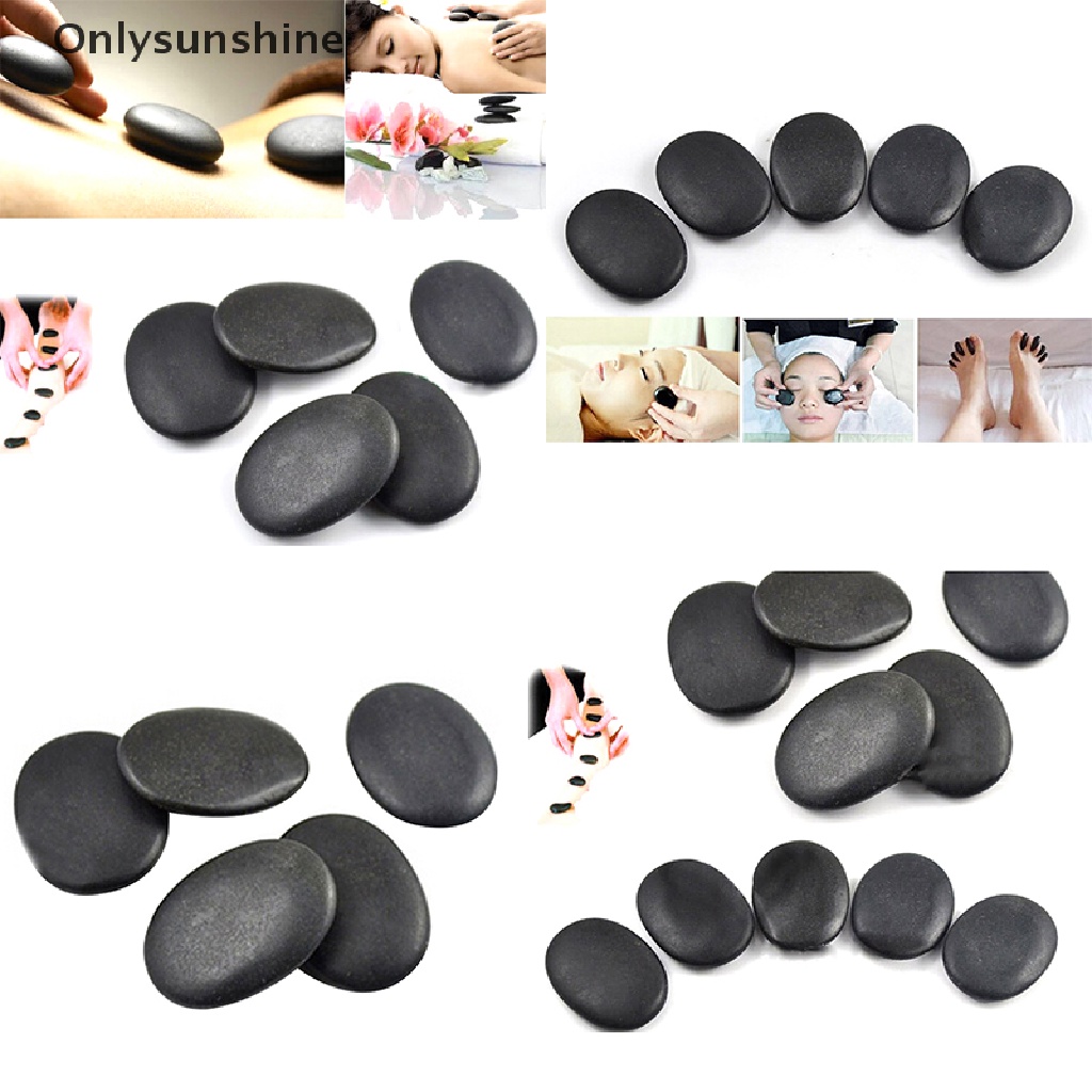 Bộ 7 Viên Đá Đen Nóng Kích Thước 3X4Cm Để Hỗ Trợ
