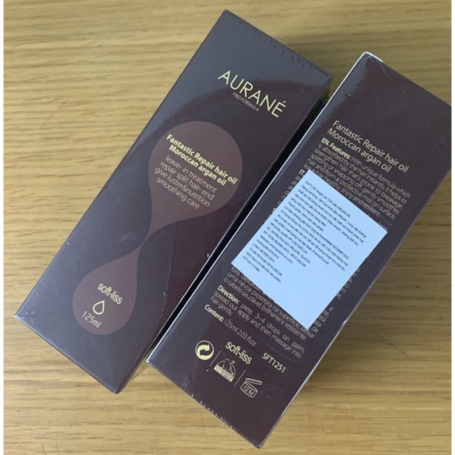 TINH DẦU DƯỠNG BÓNG PHỤC HỒI TÓC SOFT-LISS FANTASTIC ARGAN OIL AURANE 125ml