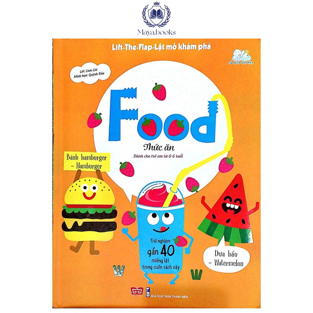 Sách - Lift the flap - Lật mở khám phá - Foods - Thức ăn