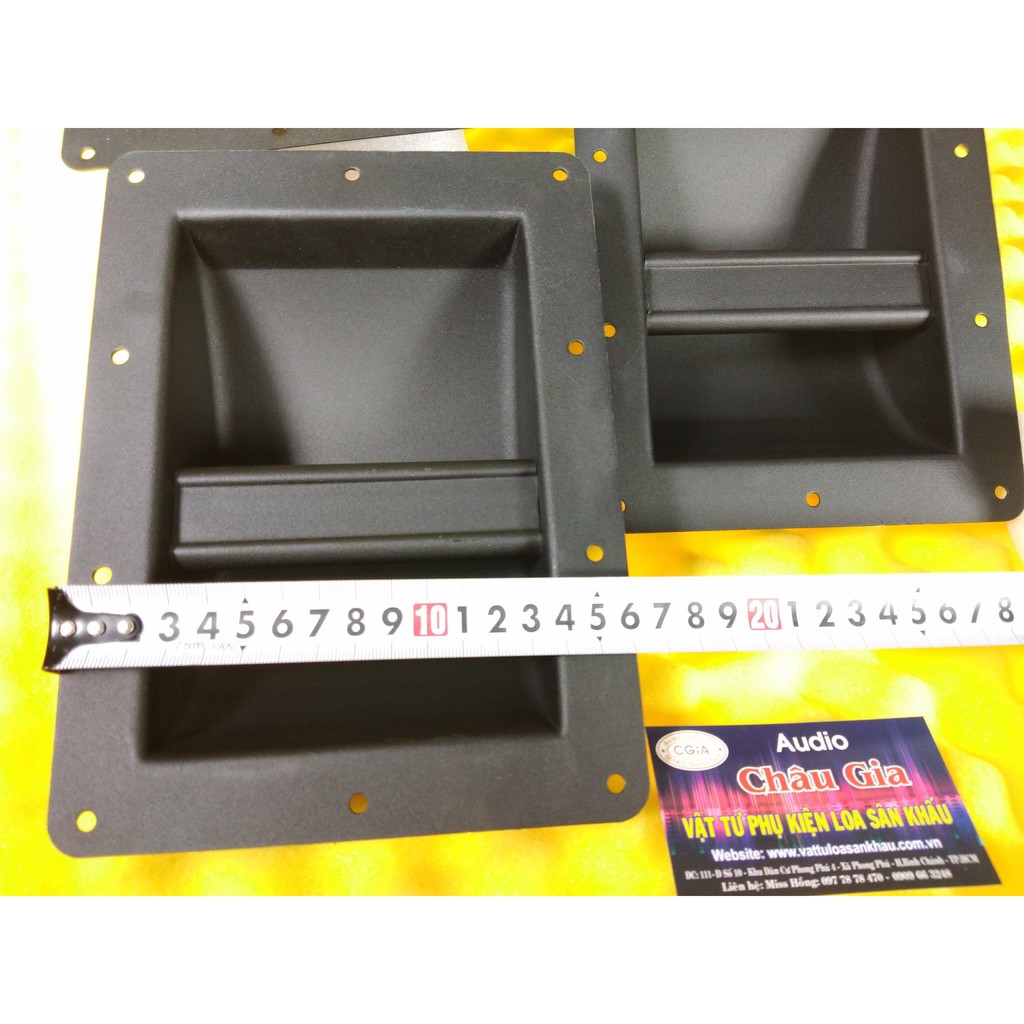 Tay xách thùng loa bằng sắt 16cm x22cm 2 cái Audio Châu Gia