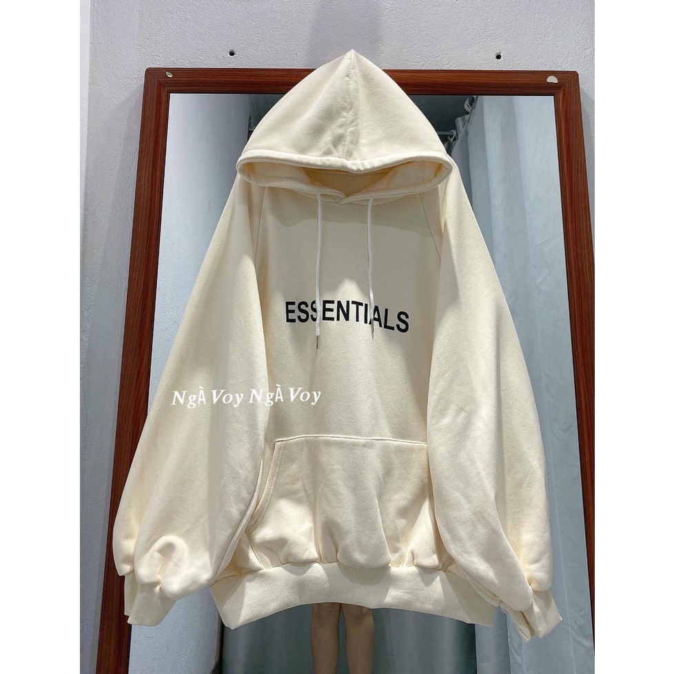 Áo Hoodie Essentials - Chất Nỉ Bông Cotton Dày Dặn - Áo Nỉ Bông Hoodie Unisex Nam Nữ | BigBuy360 - bigbuy360.vn