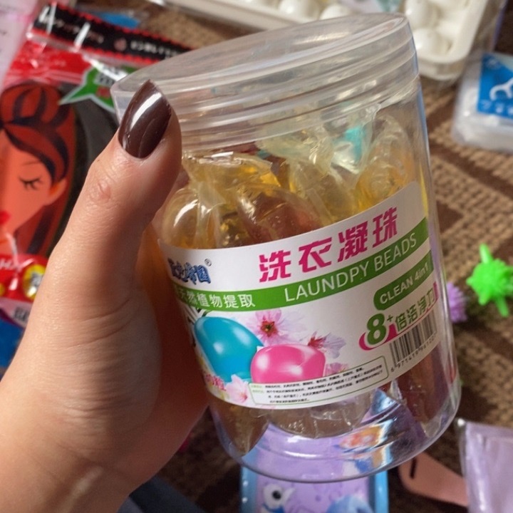 Nước giặt dạng viên - nước giặt xả quần áo đậm đặc gấp 8 lần bột giặt hộp 30 viên (VGX30)