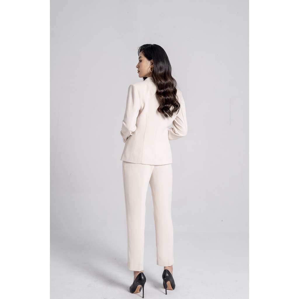 [Mã BMLTA50 giảm 10% đơn 150K] Áo Blazer tay dài màu be Eva De Eva 21ABLE028B