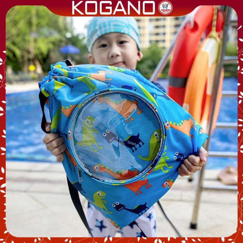 Túi dây rút KOGANO balo chống nước 3 ngăn đi bơi, du lịch，đi học đa năng FB-001421