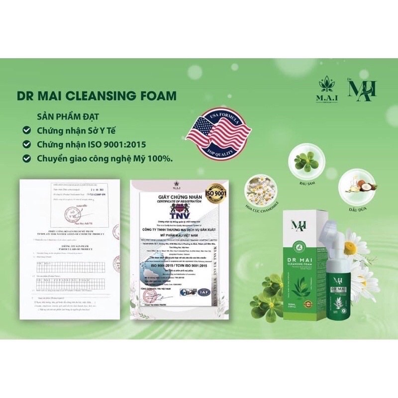 SỮA RỬA MẶT MAI THẢO MỘC-Sữa rửa mặt DR MAI MỚI 2023