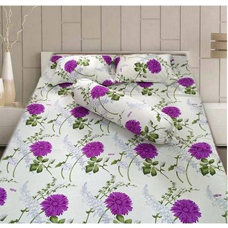 Drap thun Hàn Quốc khố 1.6m x2m (drap, 2 áo gối, 1 gối ôm)