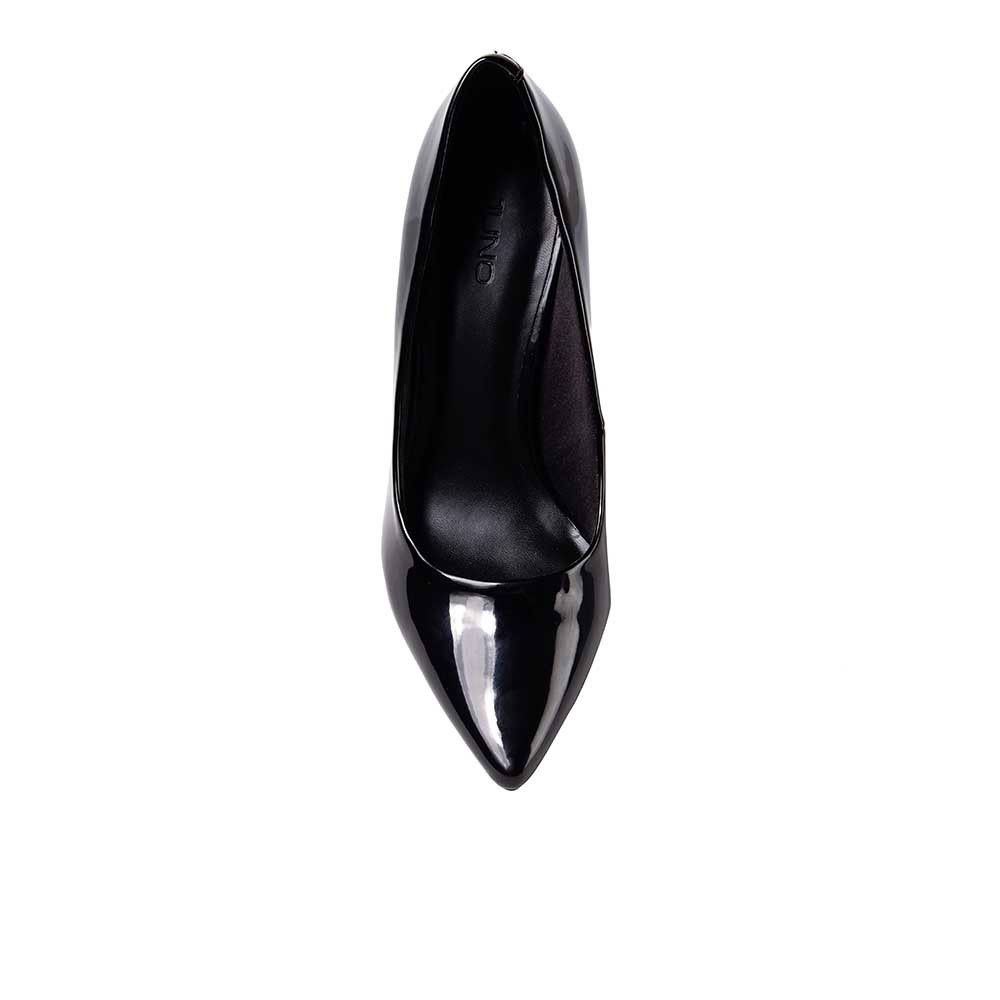JUNO - Giày cao gót 9cm mũi nhọn da bóng CG09104