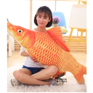 Gối ôm 3D cá chép vàng