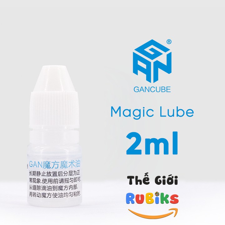 Silicone dầu bôi trơn rubik gan magic lube 2ml và 10ml - ảnh sản phẩm 5