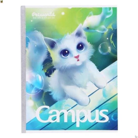 [Lốc 10 cuốn] Vở kẻ 4 ô ly 48/80/96 trang Campus Pet ...