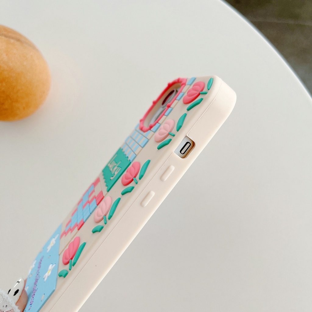 Ốp Điện Thoại Silicon Mềm Chống Sốc Hình Hoa tulip Cho iPhone 13 12 11 Pro Max XR XS Max X 7 8Plus