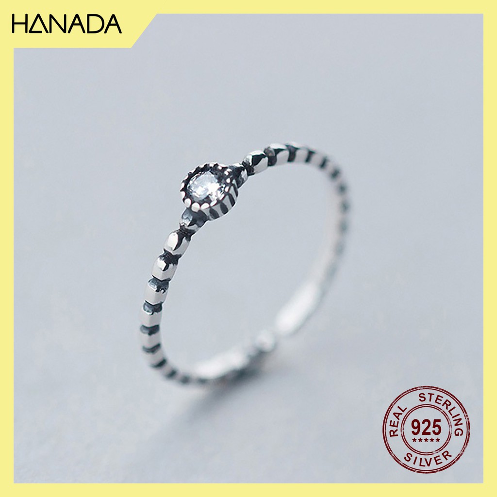Nhẫn Bạc 925 Hanada