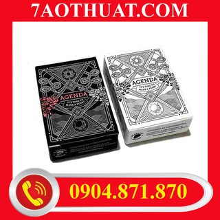 Bài Mỹ cao cấp chính hãng: Mini Agenda Playing Cards (White)