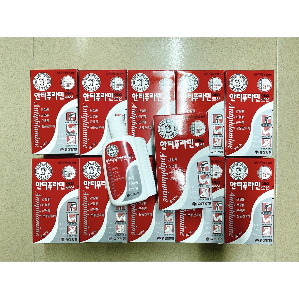 Dầu nóng xoa bóp Hàn Quốc Antiphlamine 100ml
