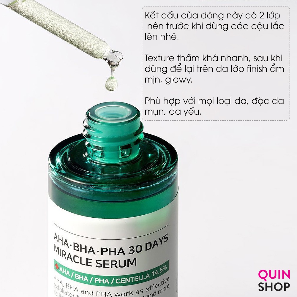 Tinh Chất Giảm Mụn Some By Mi AHA-BHA-PHA 30 Days Miracle Serum