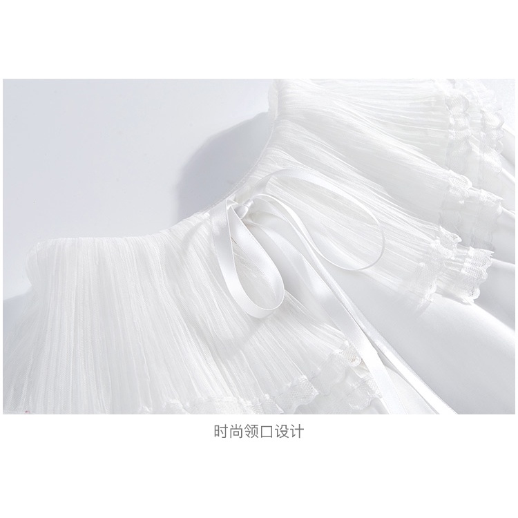 Áo Nữ Tay Dài Phối Ren Phong Cách Hàn Quốc Mới