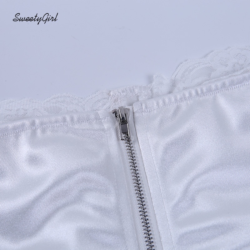 Áo Ống Màu Trơn Có Khóa Kéo Thời Trang Quyến Rũ Dành Cho Nữ 2022