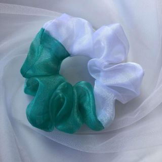 🌸🌸 Dây cột tóc Scrunchies phối voan lụa 2 màu ❤️