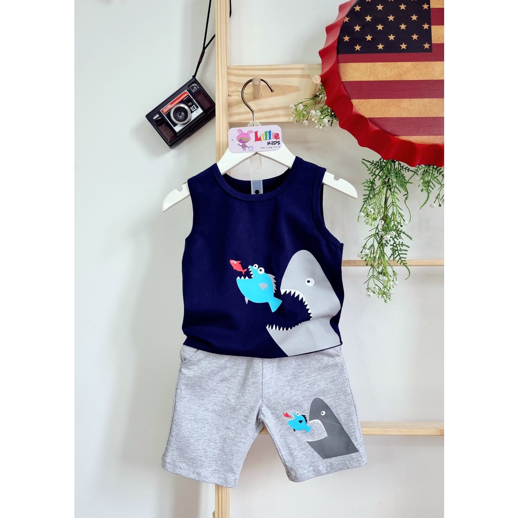 SET THUN IN CÁ MẬP CHO BÉ TRAI