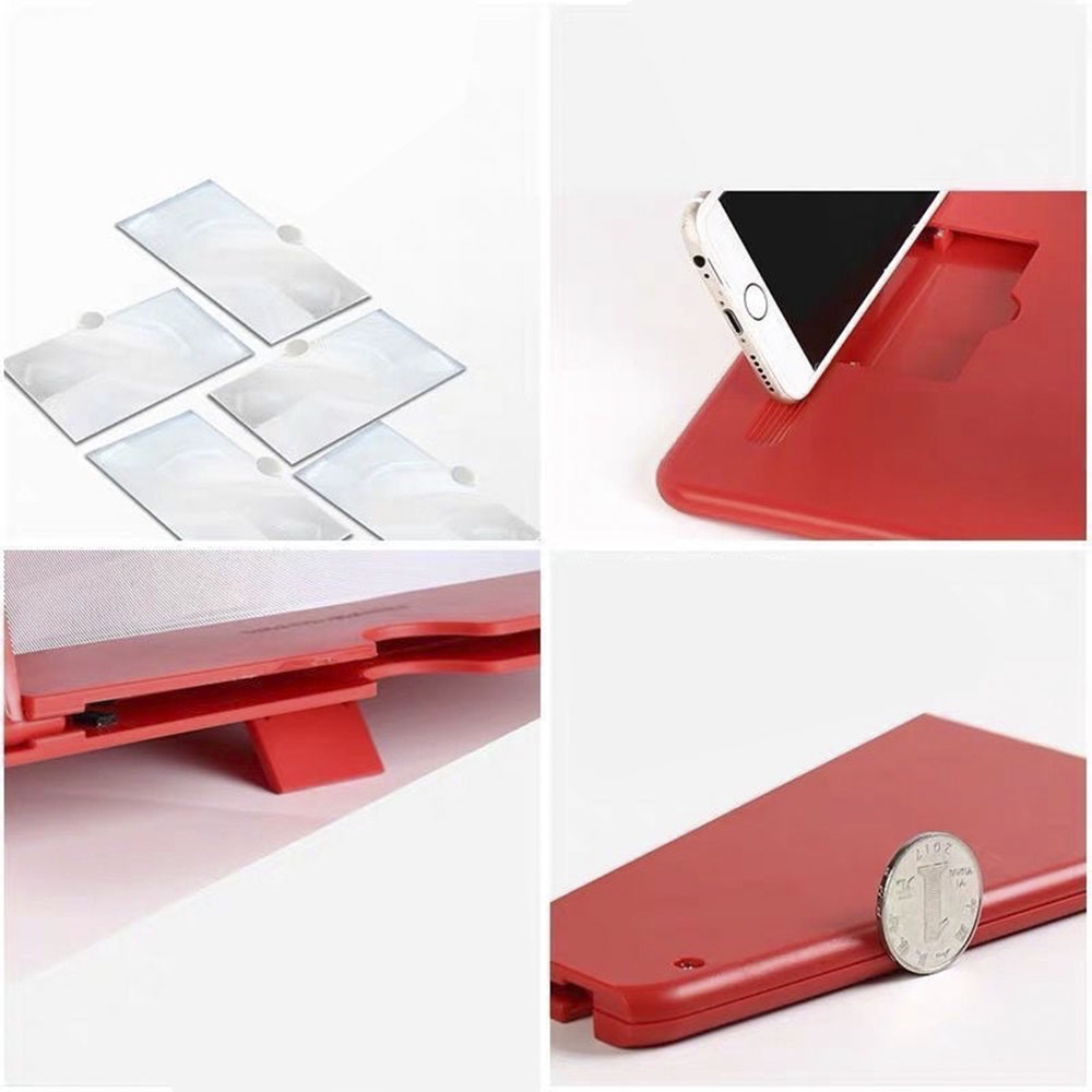 Giá đỡ điện thoại, iIpab có kính phóng đại màn hình 3D HD cỡ 10inch tiện dụng