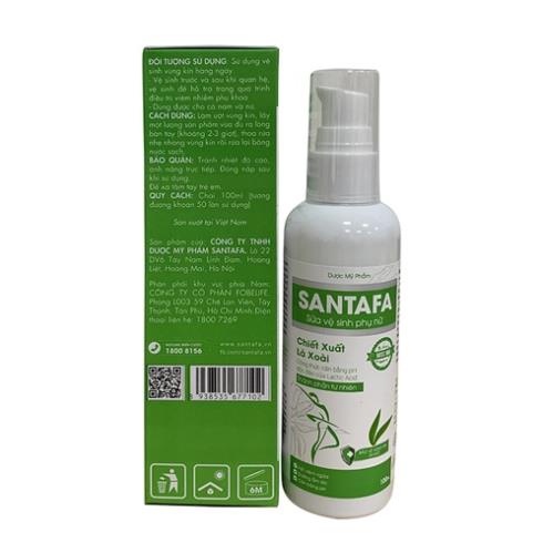SỮA VỆ SINH SANTAFA - Giúp làm sạch, bảo vệ vùng kín, kháng khuẩn, khử mùi hôi, đem lại cảm giác tự tin cho phụ nữ (100m
