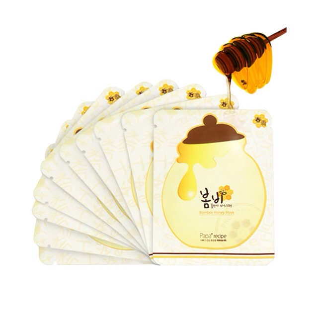 ™combo 10 gói mặt nạ mật ong paparecipe mặt nạ dưỡng trắng da - mặt nạ thiên nhiên - mặt nạ bombee honey mask