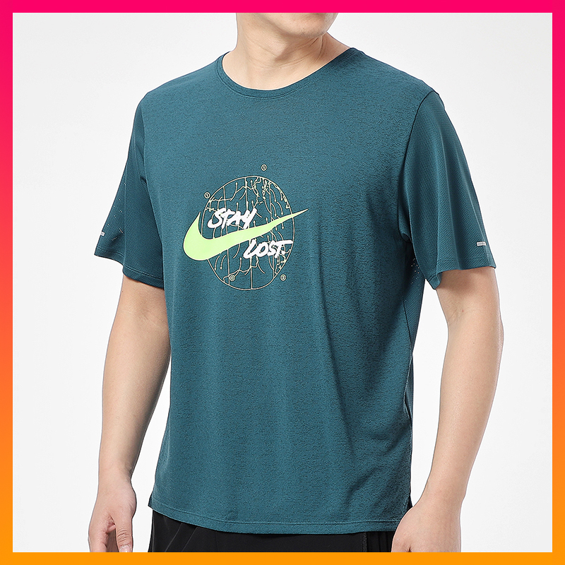 Bộ Đồ Tập Thể Thao Nike 2021 Gồm Áo Thun + Quần Thoáng Khí Thoải Mái + Da0217-393