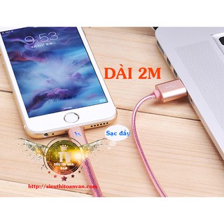 Cáp sạc iphone dài 2m hoco upl12 chính hãng giá rẻ hcm